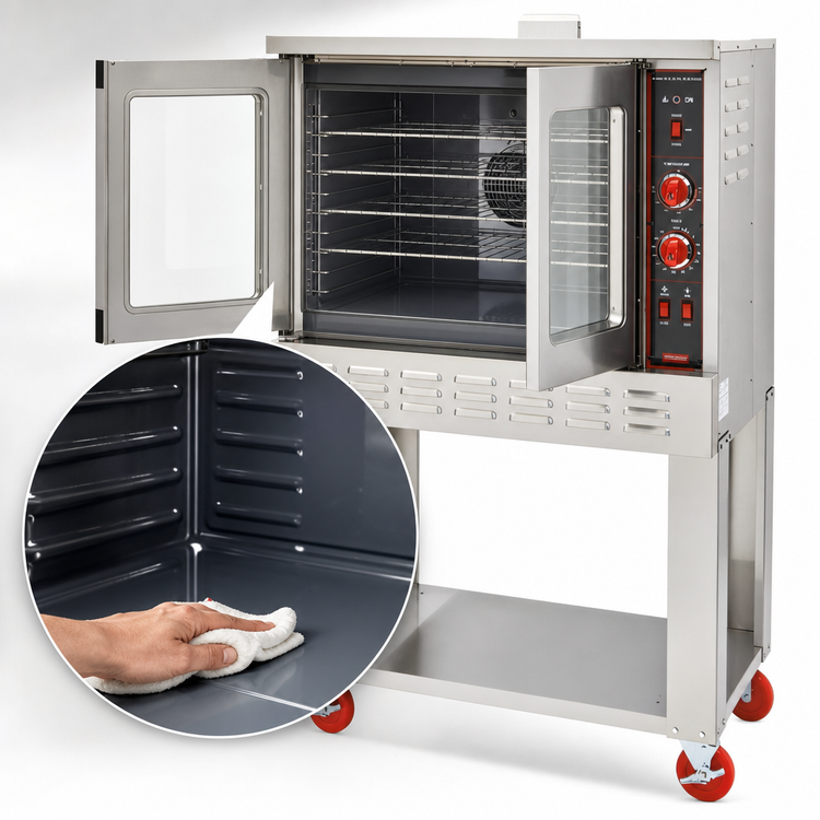 Product image #5 for American Range Majestic MSDE-1 Full-Size Single-Deck Standard-Depth Electric Convection Oven