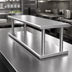 Thumbnail image #4 for Advance Tabco Double-Tier Pass-Thru Shelf, 132 Inch x 18 Inch, 18/430 Stainless Steel