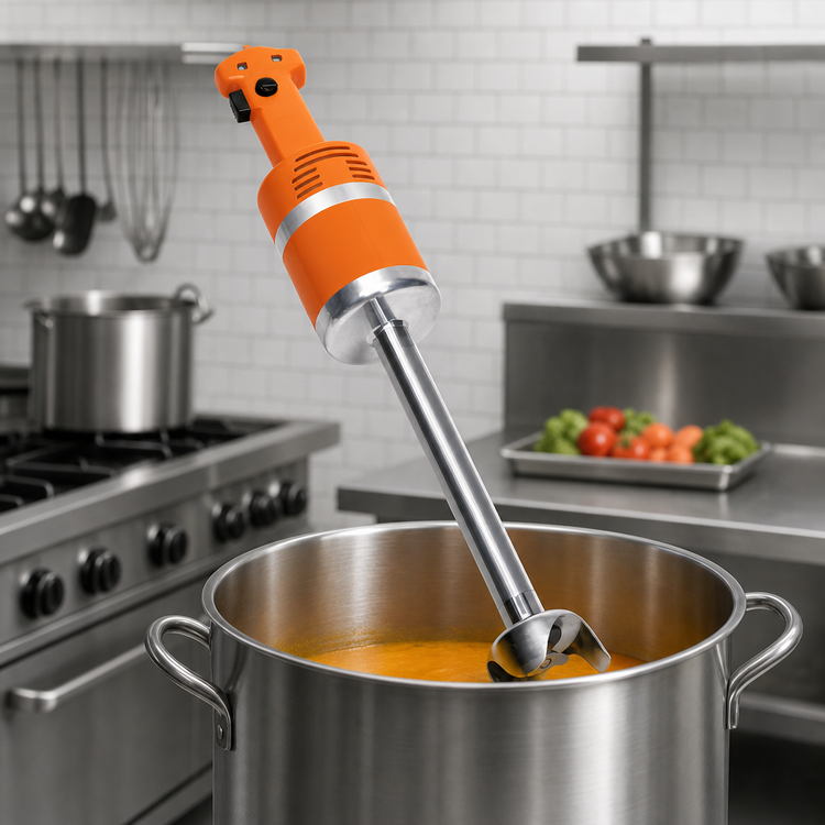 Product image #4 for Dynamic Senior PMX98 Variable-Speed Immersion Blender with 12-Inch Stainless Steel Shaft, 5-Gallon Capacity, 115V
