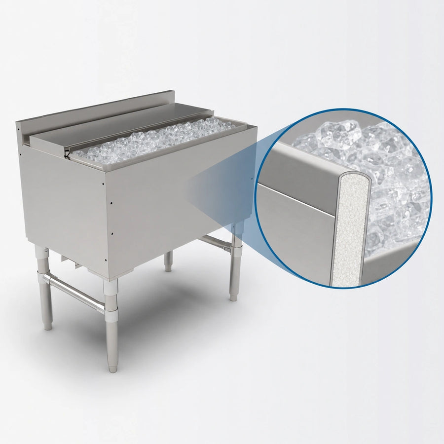 Foam-Insulated Ice Bin