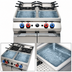 Thumbnail image #4 for High BTU Double Basin Gas Pasta Cooker, 24-Gallon Total Capacity