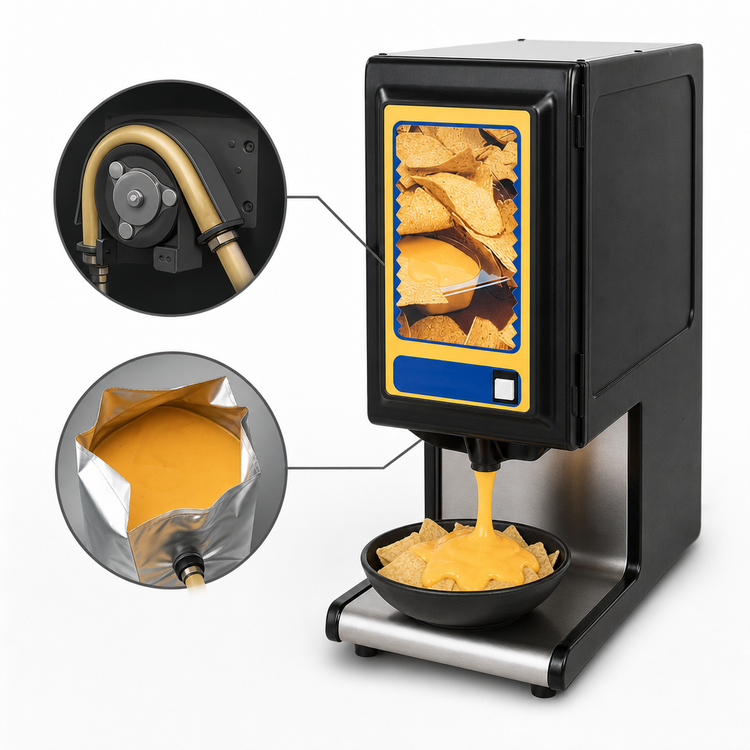 Product image #4 for Star Countertop Hot Nacho Cheese Dispenser, Single Pouch, Stainless Steel