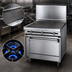 Thumbnail image #4 for Jade Range Titan JTRH-2HT-36C 36 Inch Gas Heavy Duty Hot Top Range with Convection Oven