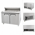 Thumbnail image #4 for Atosa MSF8302GR Two-Section Sandwich/Salad Prep Table Refrigerator, 48-1/5-Inch Wide, 13.4 Cu. Ft.