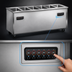 Thumbnail image #4 for Vollrath 4-Series Signature Server 6-Well Hot Food Serving Counter with Enclosed Base and Stainless Steel Top, 88 Inch x 28 Inch, 34-Inch High