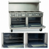 Thumbnail image #4 for Imperial Pro Series 60-Inch Gas Restaurant Range with 10 Open Burners, Convection Oven and Standard Oven