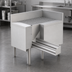Thumbnail image #4 for Advance Tabco Prestige 90° Freestanding Corner Drainboard Filler, 25 x 30 Inches, 7-Inch Backsplash