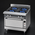 Thumbnail image #4 for Vulcan V Series 24-Inch Modular Heavy Duty Gas Range with 4 Open Burners