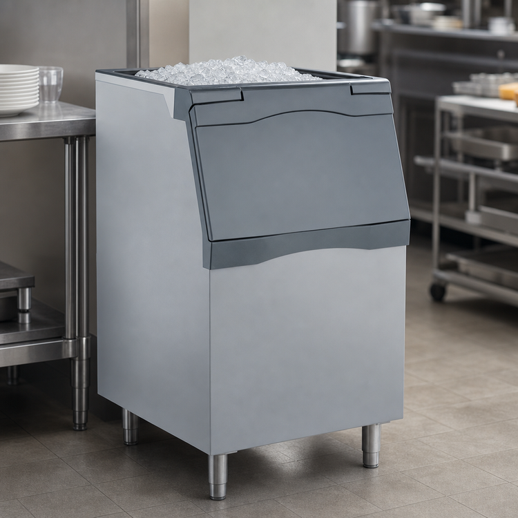Product image #4 for Scotsman 30 Inch Rotocast Plastic Ice Bin with Top-Hinged Front Door, 536 lb Capacity
