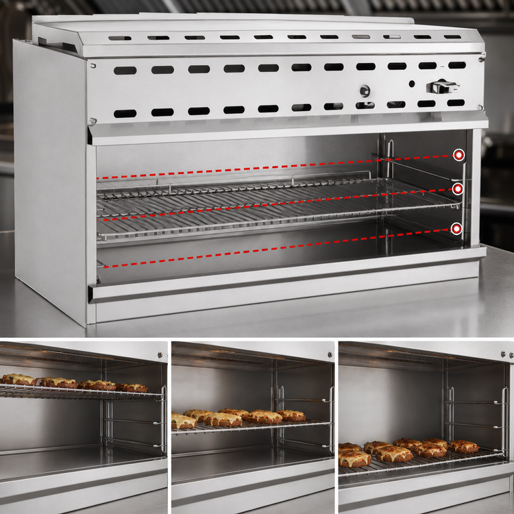 Product image #4 for Wolf WICM72 72-Inch Gas Infrared Commercial Cheesemelter
