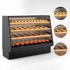 Thumbnail image #4 for Structural Concepts Fusion® GHSS460H Self-Service Open-Front Hot Deli Merchandiser, 3 Heated Shelves, LED Lighting, Stainless Steel Interior