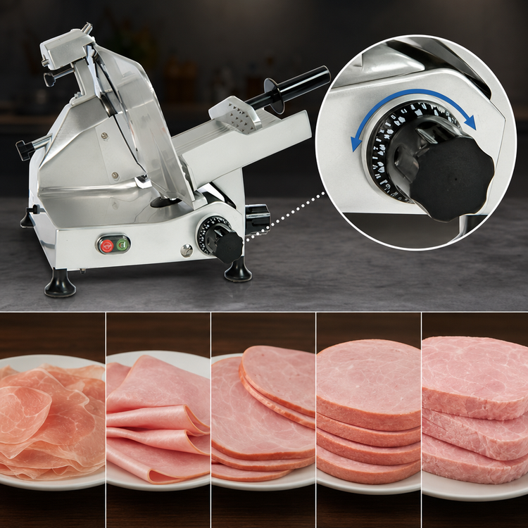 Product image #4 for Chefmate™ C12 Compact Manual Countertop Food Slicer, 12-Inch Blade, 1/3 HP