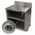 Thumbnail image #5 for BK Resources 48-Inch Stainless Steel Underbar Glass Rack Cabinet with Drainboard Top and Adjustable Shelf