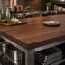 Thumbnail image #4 for Boos Block 60-Inch x 36-Inch x 3-Inch American Black Walnut Edge Grain Kitchen Countertop
