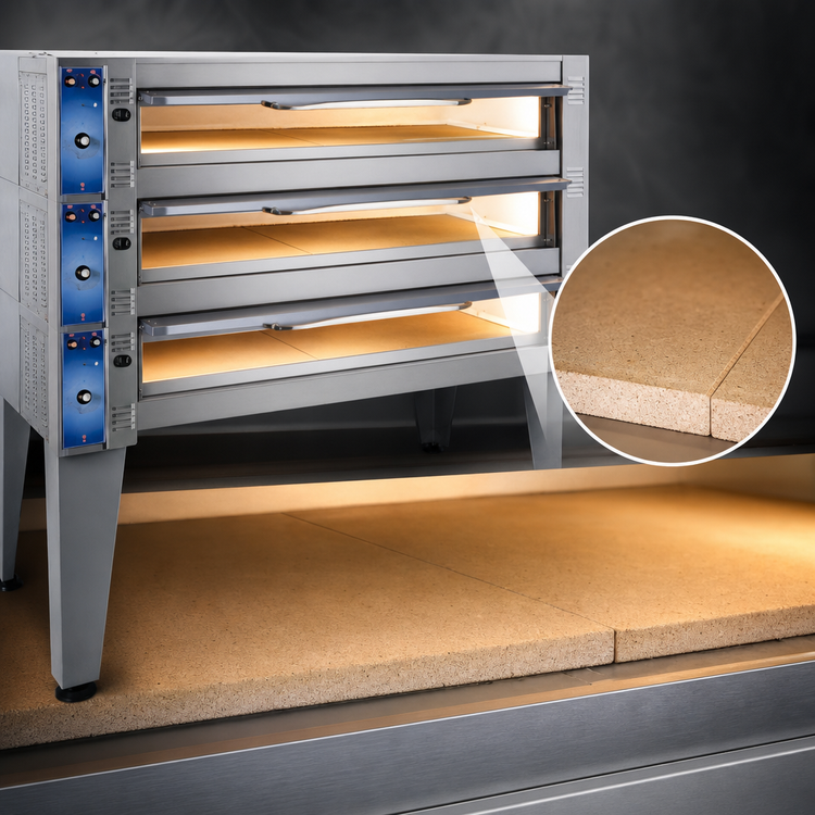Product image #4 for Super Deck Series Triple Deck Electric Pizza Deck Oven with 57" x 36" Cavities