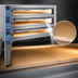 Thumbnail image #4 for Super Deck Series Triple Deck Electric Pizza Deck Oven with 57