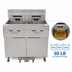 Thumbnail image #4 for Frymaster 1814 Oil Conserving Triple Electric Fryer Battery with Built-In Filtration, 3 x 60 lb Tanks