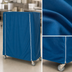 Thumbnail image #4 for Metro Mariner Blue Uncoated Nylon Queen Mary & Banquet Cart Cover