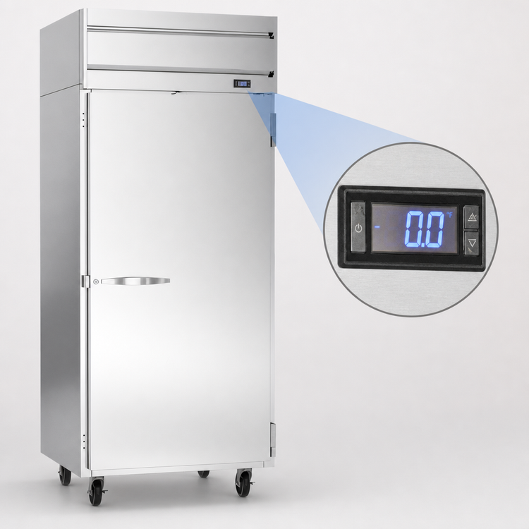 Product image #4 for Beverage Air Horizon Series HF1WHC-1S 30.76 Cu. Ft. One-Section Reach-In Freezer with Solid Door