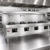 Thumbnail image #4 for MasterRange M-4-SS Four-Chamber Gas Wok Range with Stainless Steel Deck and Sides