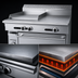 Thumbnail image #4 for Garland Cuisine 36-Inch Heavy Duty Gas Combination Range with 18-Inch Thermostatic Griddle, 18-Inch Hot Top, and Standard Oven