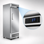 Thumbnail image #4 for Hurakan by Equip.me One-Section 1-Door Reach-In Refrigerator, 19 Cu. Ft., Stainless Steel, Electronic Control
