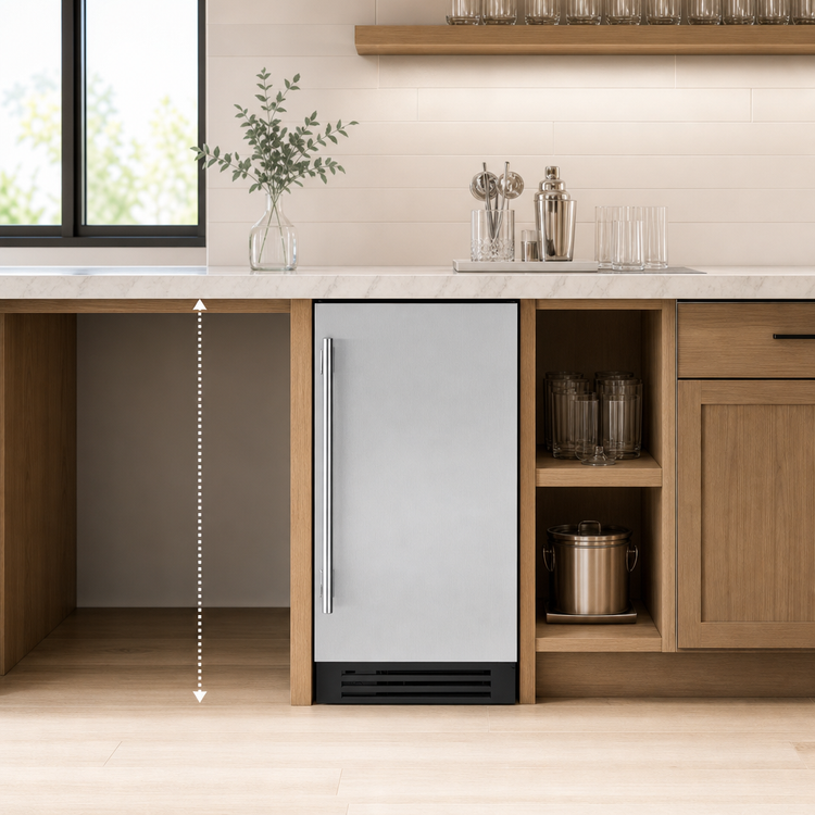 Product image #4 for True Residential 15-Inch ADA Undercounter Clear Ice Machine with 28 lb Bin