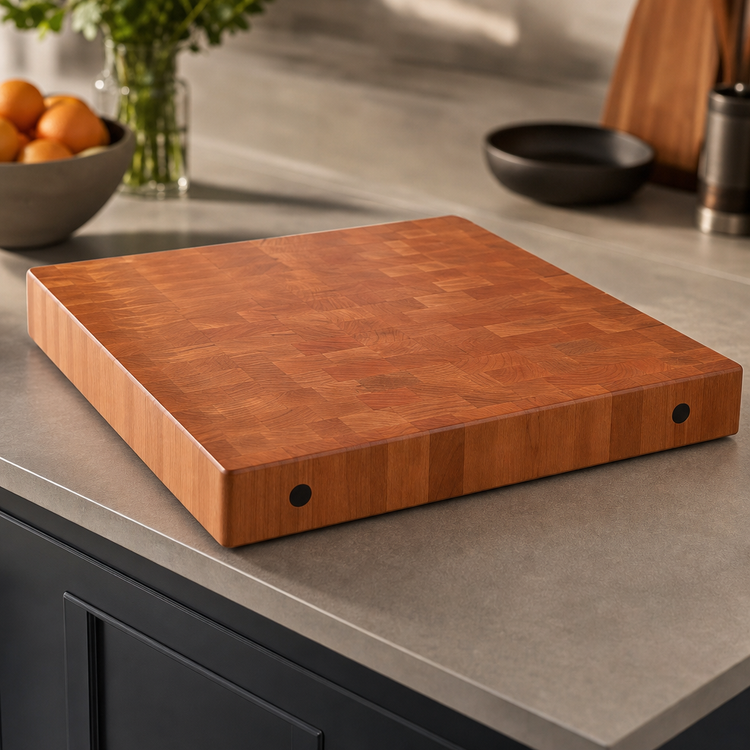 Product image #4 for Boos Block End Grain American Cherry Island Countertop, 24 x 25 x 7 Inch Thick