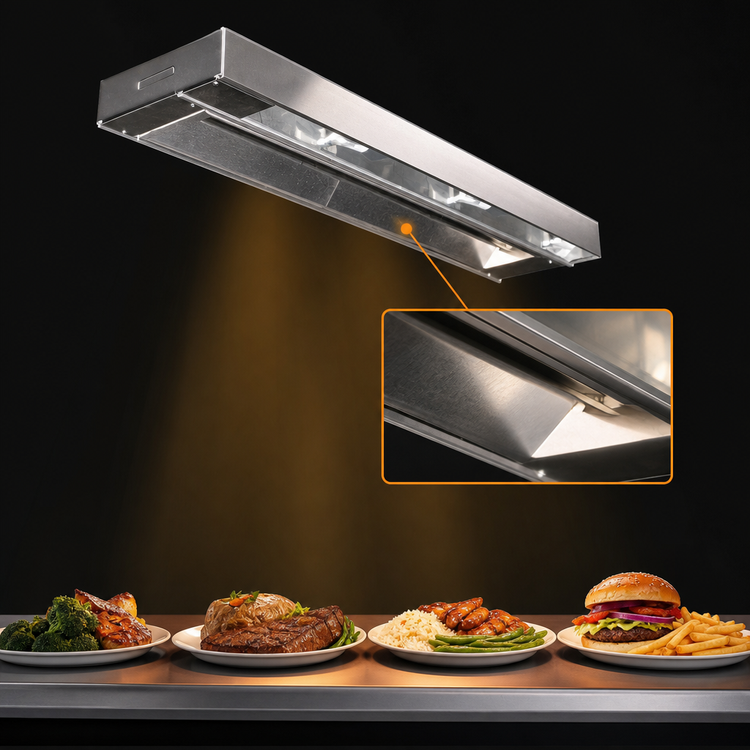 Product image #4 for Eagle RedHots 48-Inch Single Lighted High-Watt Remote Strip Heat Lamp, 208V