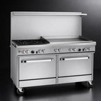 Thumbnail image #4 for Southbend (Middleby) Ultimate 4601DC-4T 60-Inch Gas Restaurant Range with 2 Open Burners, 48-Inch Thermostatic Griddle, Oven and Cabinet Base