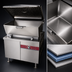 Thumbnail image #4 for Crown GMTS-40 40 Gallon Gas Cabinet Base Hydraulic Tilting Skillet