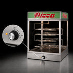 Thumbnail image #4 for Doyon Baking Equipment (Middleby) DRPR4 Countertop Rotating Pizza Warmer Display Case, 4-Tier, Stainless Steel, Tempered Glass