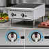 Thumbnail image #4 for Winco Spectrum™ 24-Inch Countertop Natural Gas Charbroiler, 2-Burner Radiant