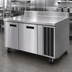 Thumbnail image #4 for Delfield 114-Inch 3-Section Refrigerated Work Table with 4-Inch Backsplash, 3 Doors