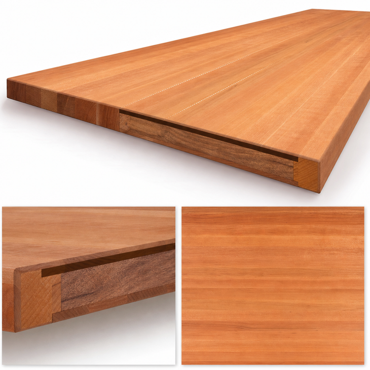 Product image #4 for Boos Block American Cherry Edge Grain Kitchen Countertop, 84 x 48 x 2-1/4-Inch, Penetrating Oil Finish