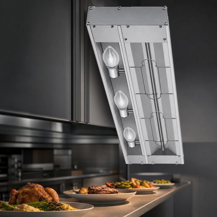 Product image #4 for Hatco Glo-Ray® GRAM-72 72-Inch Unlighted Infrared Strip Heater with Metal Heating Rod