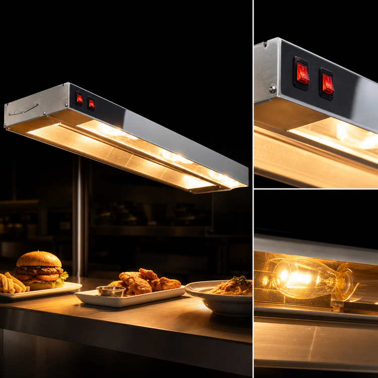 Product image #4 for Eagle RedHots 36-Inch Single Lighted Strip Heat Lamp with Remote, 240V