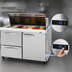 Thumbnail image #4 for Turbo Air PRO Series 2-Section 48 1/4-Inch Mega Top Sandwich/Salad Prep Table, 2 Drawers, 1 Door, Self-Contained
