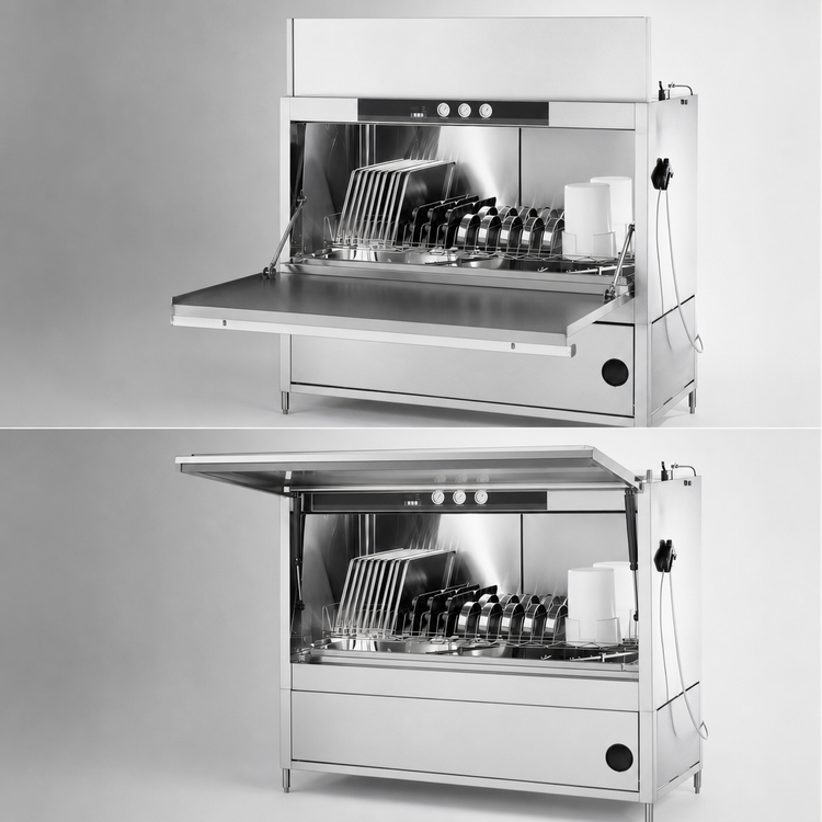 Product image #4 for Champion PP-36 Triple-Rack Door-Type Pot, Pan and Utensil Washer