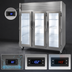 Thumbnail image #4 for Dealer's Choice G33010M Three-Section Reach-In Glass Door Merchandiser Freezer