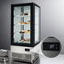 Thumbnail image #4 for 17-Inch Four-Sided Glass Countertop Refrigerated Display Case, 2.75 Cu. Ft., Stainless Steel