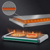 Thumbnail image #4 for Hatco Glo-Ray Designer Freestanding Portable Heated Shelf, 60.25-Inch, 4 Full-Size Pan Capacity