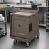Thumbnail image #5 for Cambro Camtherm Low Profile Electric Hot/Cold Holding Cabinet Cart, Single Solid Door, Granite Sand