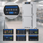 Thumbnail image #4 for Metro C5 C589-SDS-LPDS Mobile Pass-Thru Controlled Temperature Holding Cabinet, Solid Dutch Doors, 17-Pan, 304 Stainless Steel