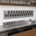 Thumbnail image #4 for Krowne 36-Inch Wall-Mount 12-Faucet Glycol-Cooled Draft Beer Tower with Drip Tray