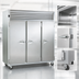 Thumbnail image #4 for Traulsen Spec-Line 86-Inch Wide 3-Section Remote Reach-In Freezer with Full-Height Solid Doors, 79 Cu. Ft., Stainless Steel, 115V