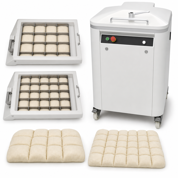 Product image #4 for Univex Automatic Hydraulic Square Dough Divider, 12/24-Piece Double Cut, Floor Model