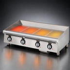 Thumbnail image #4 for Star (Middleby) Ultra-Max 848TCHSA 48-Inch Countertop Gas Griddle, Chrome-Plated 1-Inch T1 Steel Plate, Mechanical Thermostats