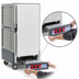 Thumbnail image #4 for Metro C5 3 Series 3/4 Height Low Wattage Heated Holding Cabinet with Gray Insulation Armour, Solid Door and Fixed Wire Slides