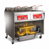Thumbnail image #5 for Vulcan 2ER50CF 31-Inch Two-Vat Electric Floor Fryer with Programmable Computer Controls and Built-In KleenScreen PLUS Filtration